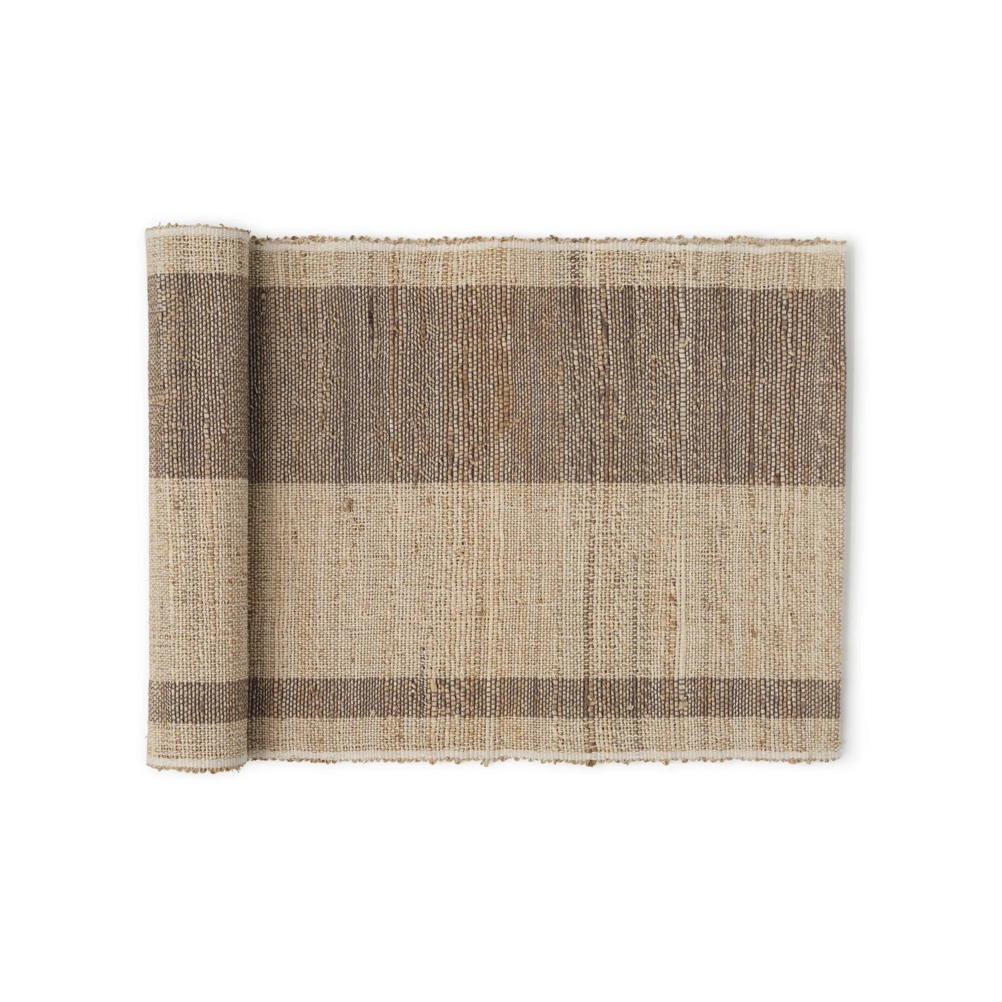 Banana Stem Fiber Table Runner | Handwoven | Fair Trade | Biscotti Strata