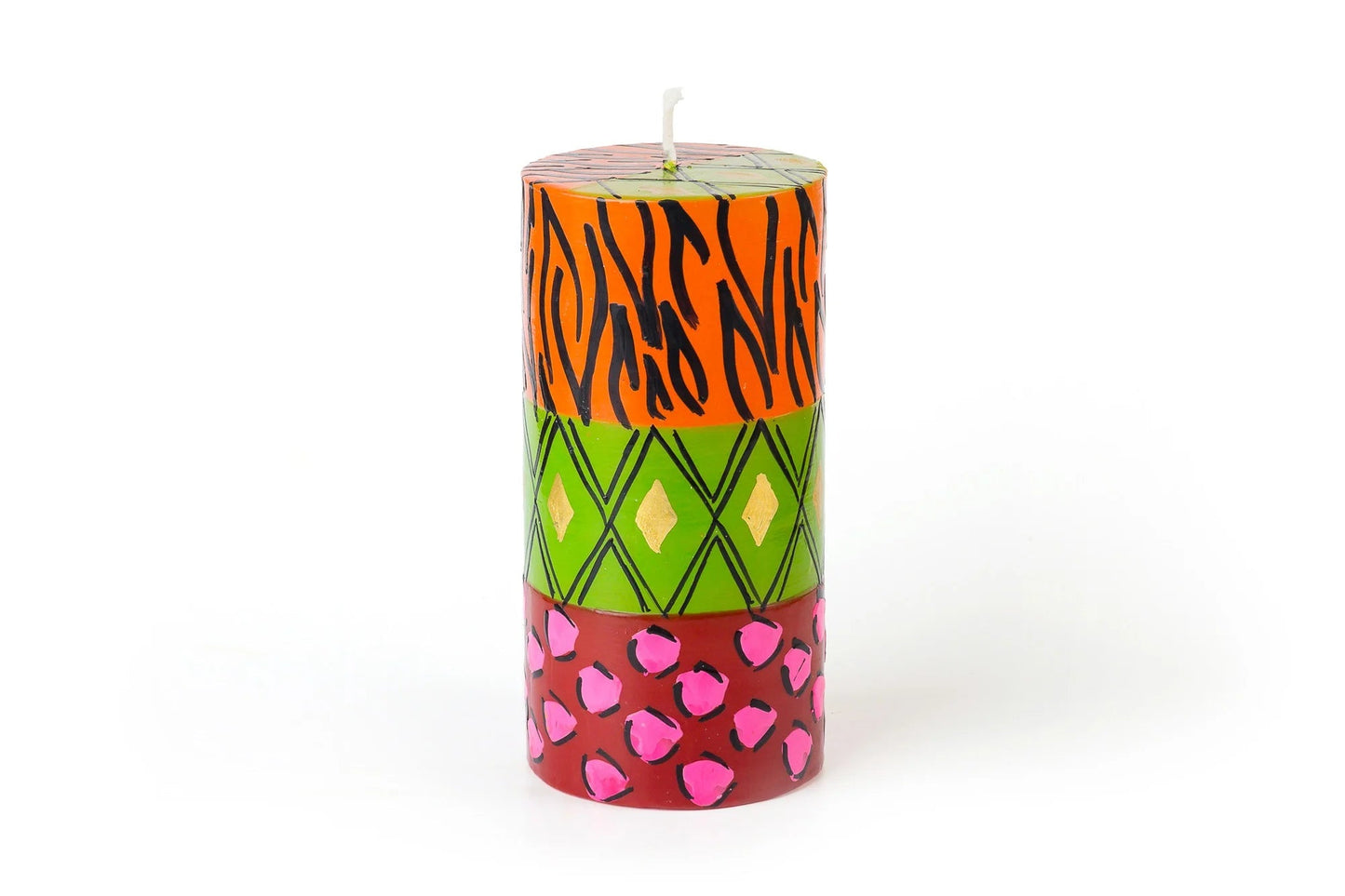 Wild Animal Painted Candles