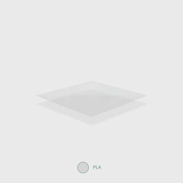 96-Series PLA flat lid - Straw Hole (QTY:1000)