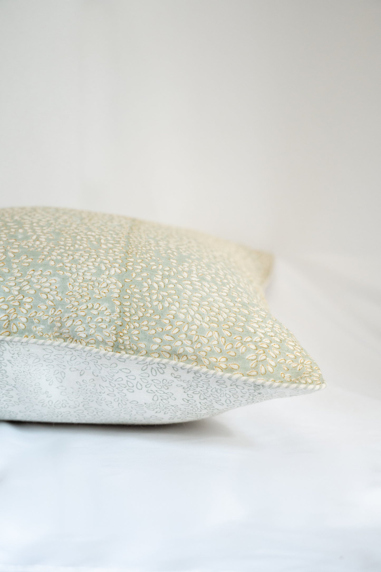 Rain Drop -  Hand Block Printed Pillow Cover