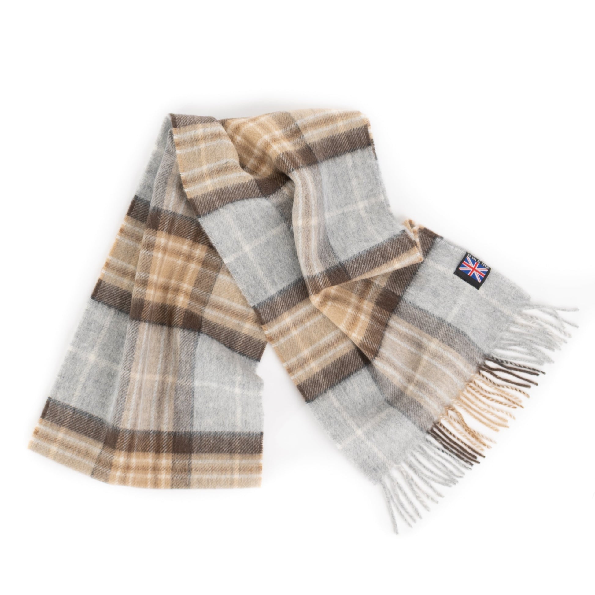 Prince of Scots Merino Lambswool Tartan Scarf (McKellar) - Osadia Concept Store