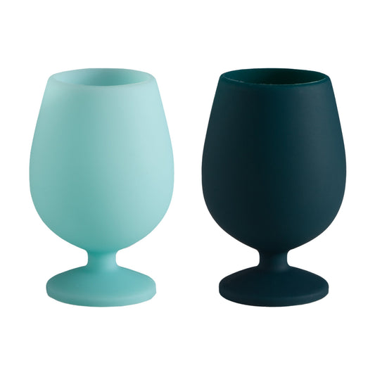 mist + ink | stemm | silicone unbreakable wine glasses