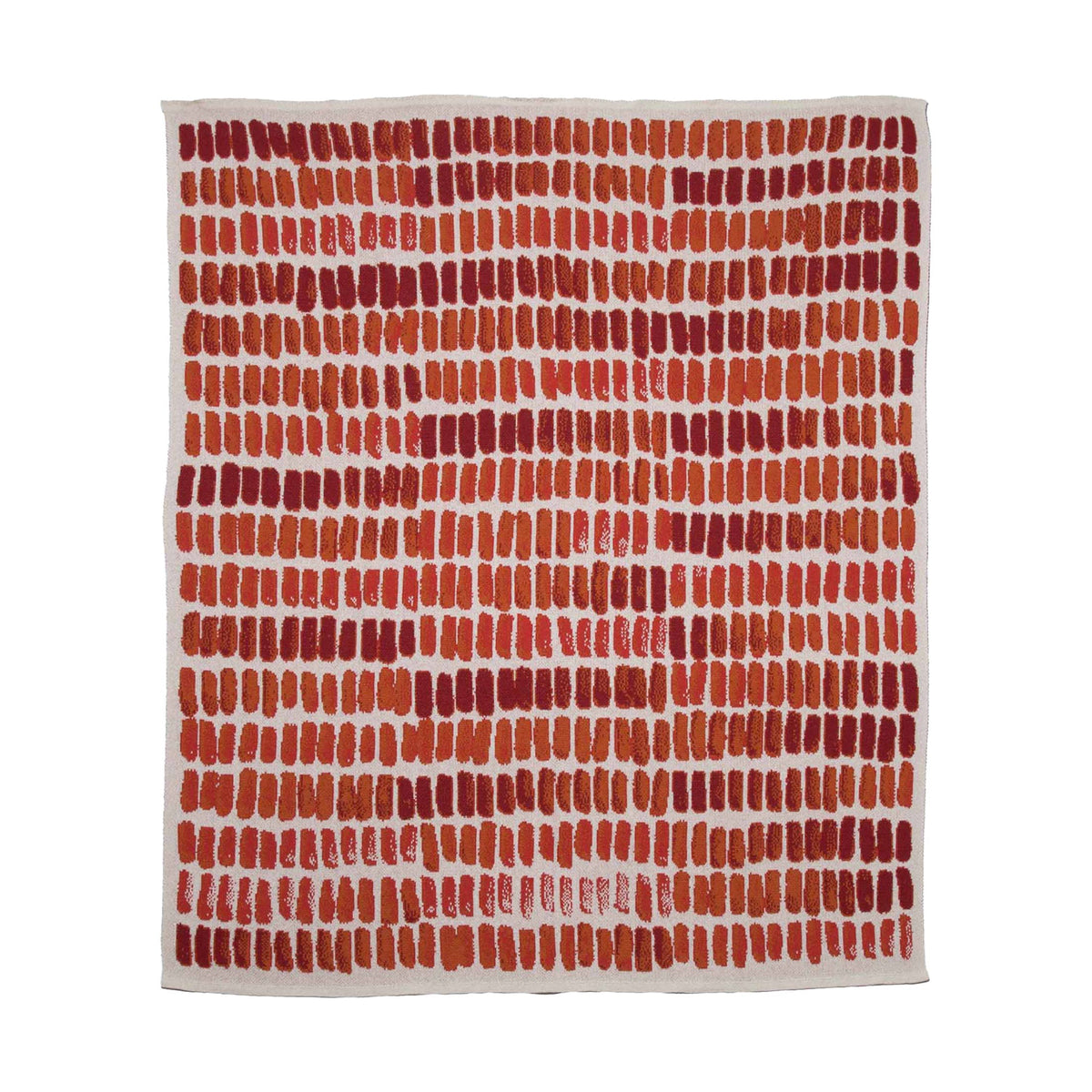 Watercolor by Kelly Harris Smith - Cotton Sustainable Knit Patterned Throw Blanket