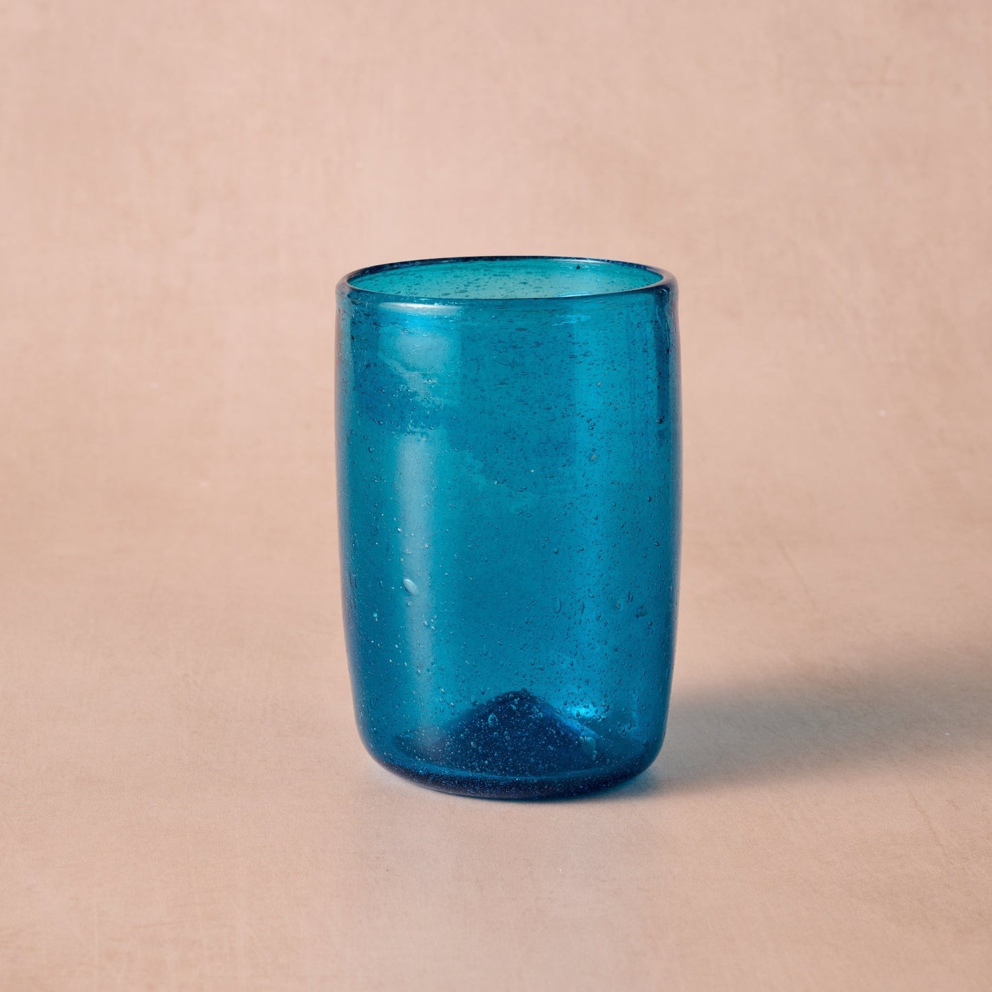 Bahr Blue Handblown Glass Carafe and Cup Set