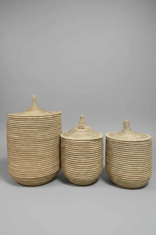 Phiri Woven Basket With Lid