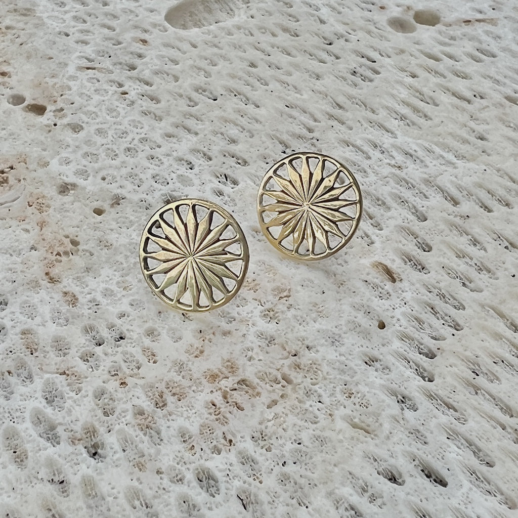 Cambodian Sunshine Stud Earrings