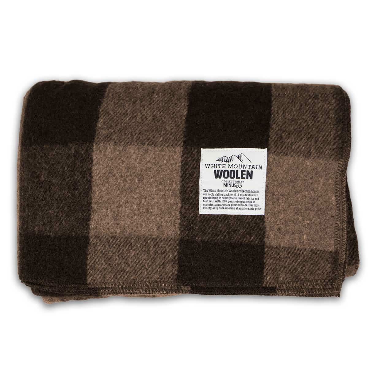 Wool Throw Blanket - White Mountain Woolen - Osadia Concept Store