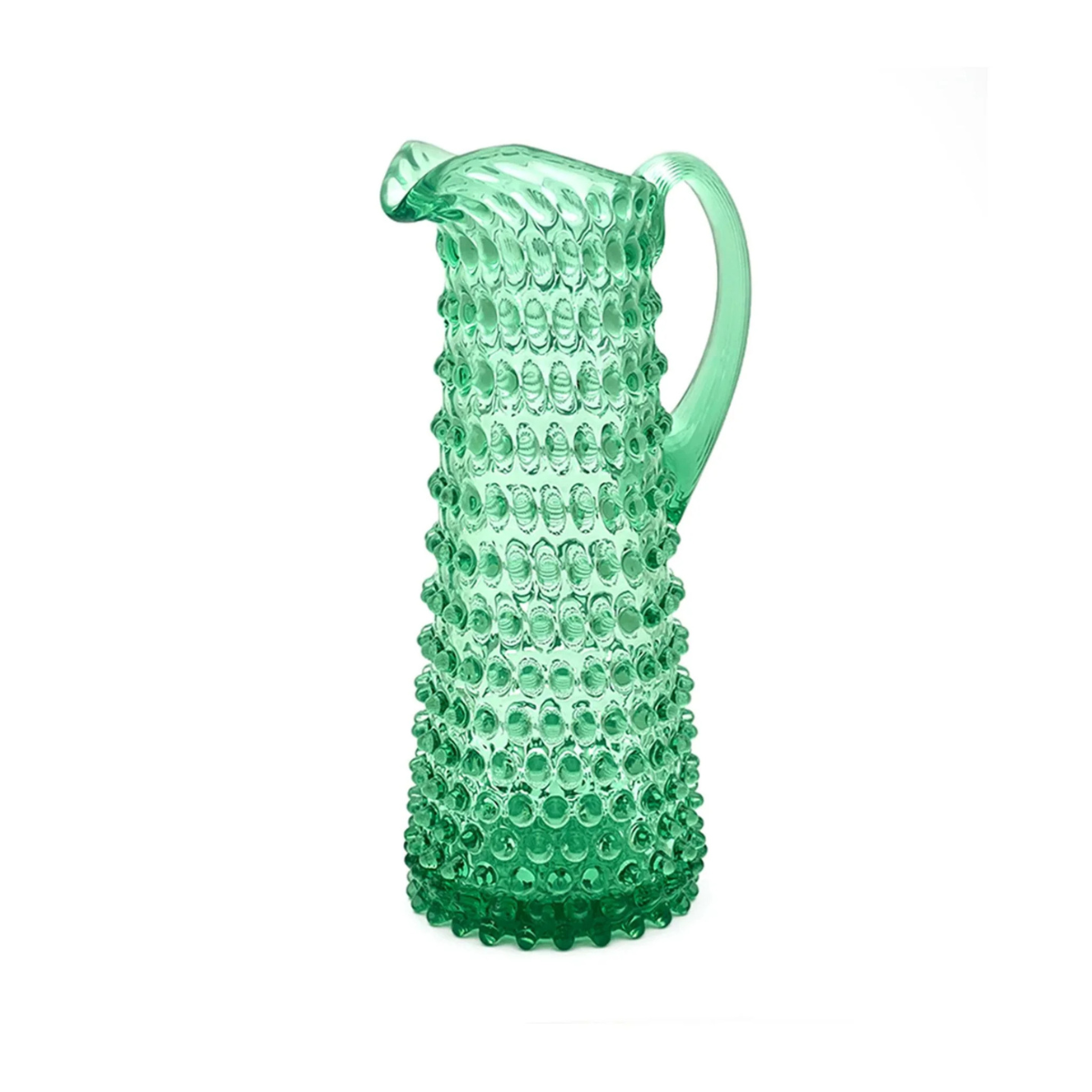Hobnail Jug - Tall - Capri Sea
