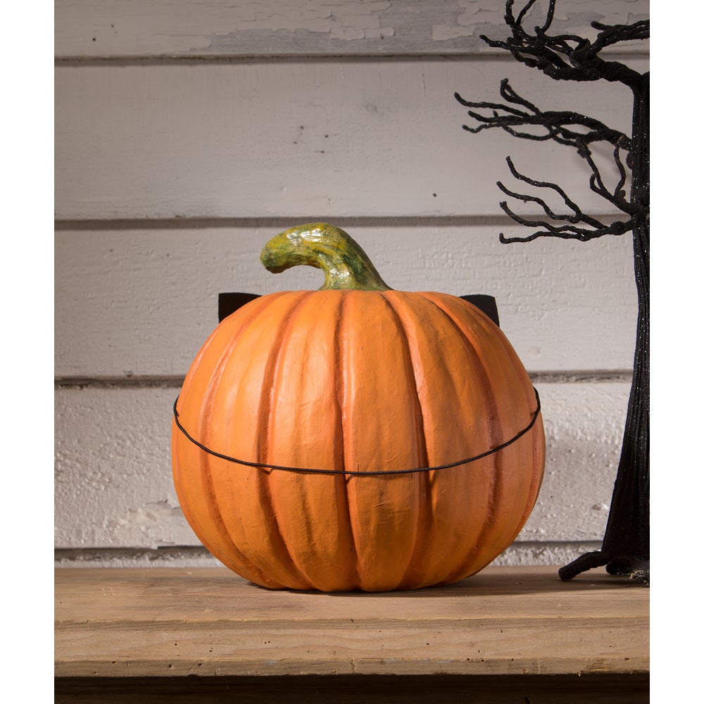 Cat Masquerade Pumpkin by Bethany Lowe Designs - Osadia Concept Store