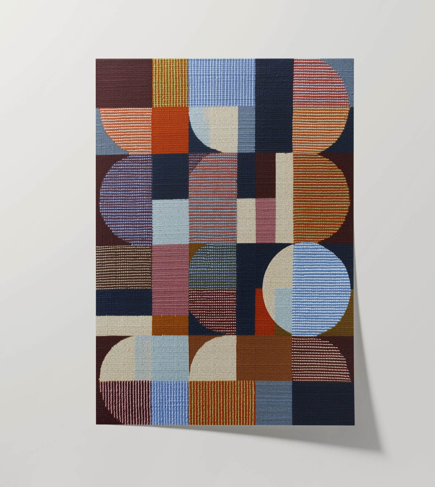 Woven Perspectives No. 18 — Geometric Abstract Art Print