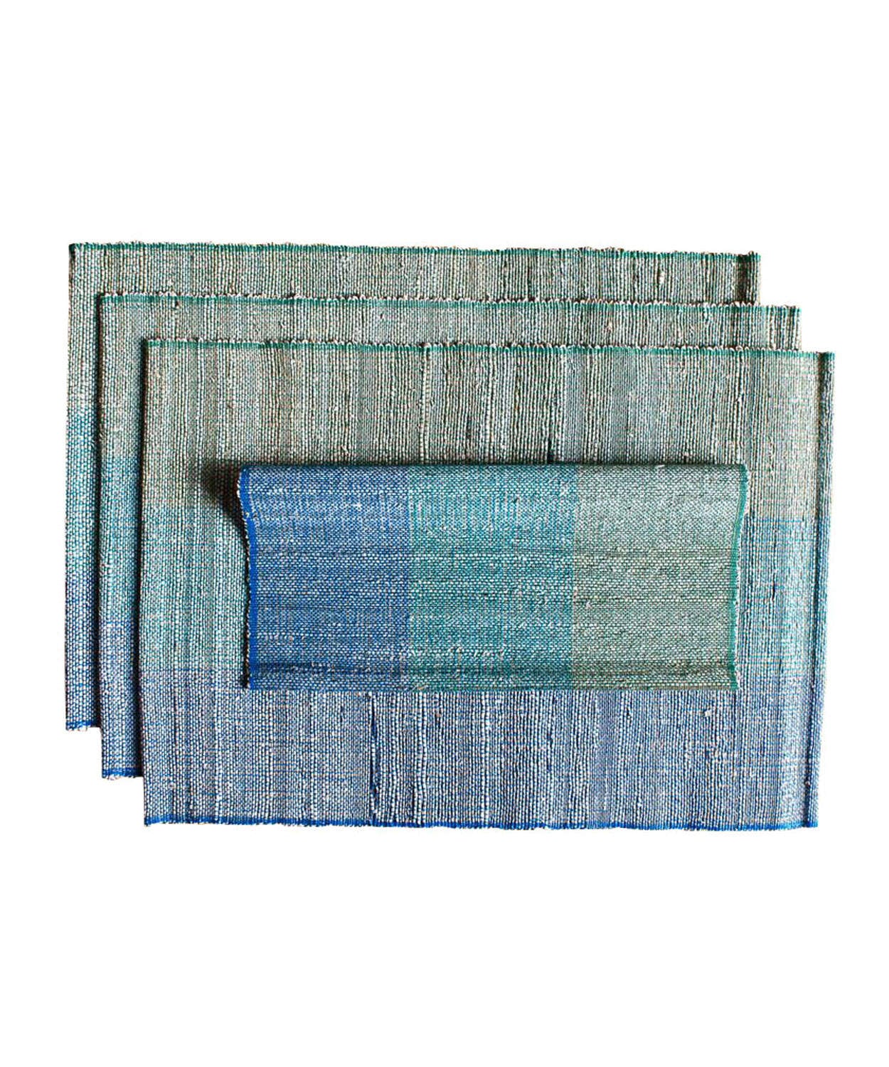 BISCOTTI Placemats. Set of 4. Banana Stem Fiber – Handwoven – Fair Trade – Artisan Made