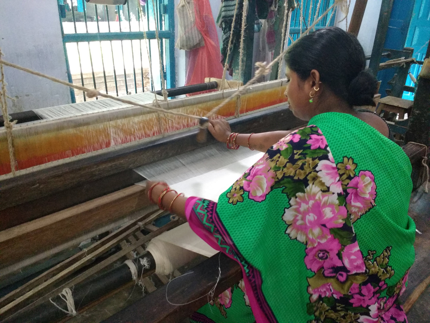 ECOLOOM Handwoven Cotton Table Runner. 100% Cotton – Artisan Made – Fair Trade