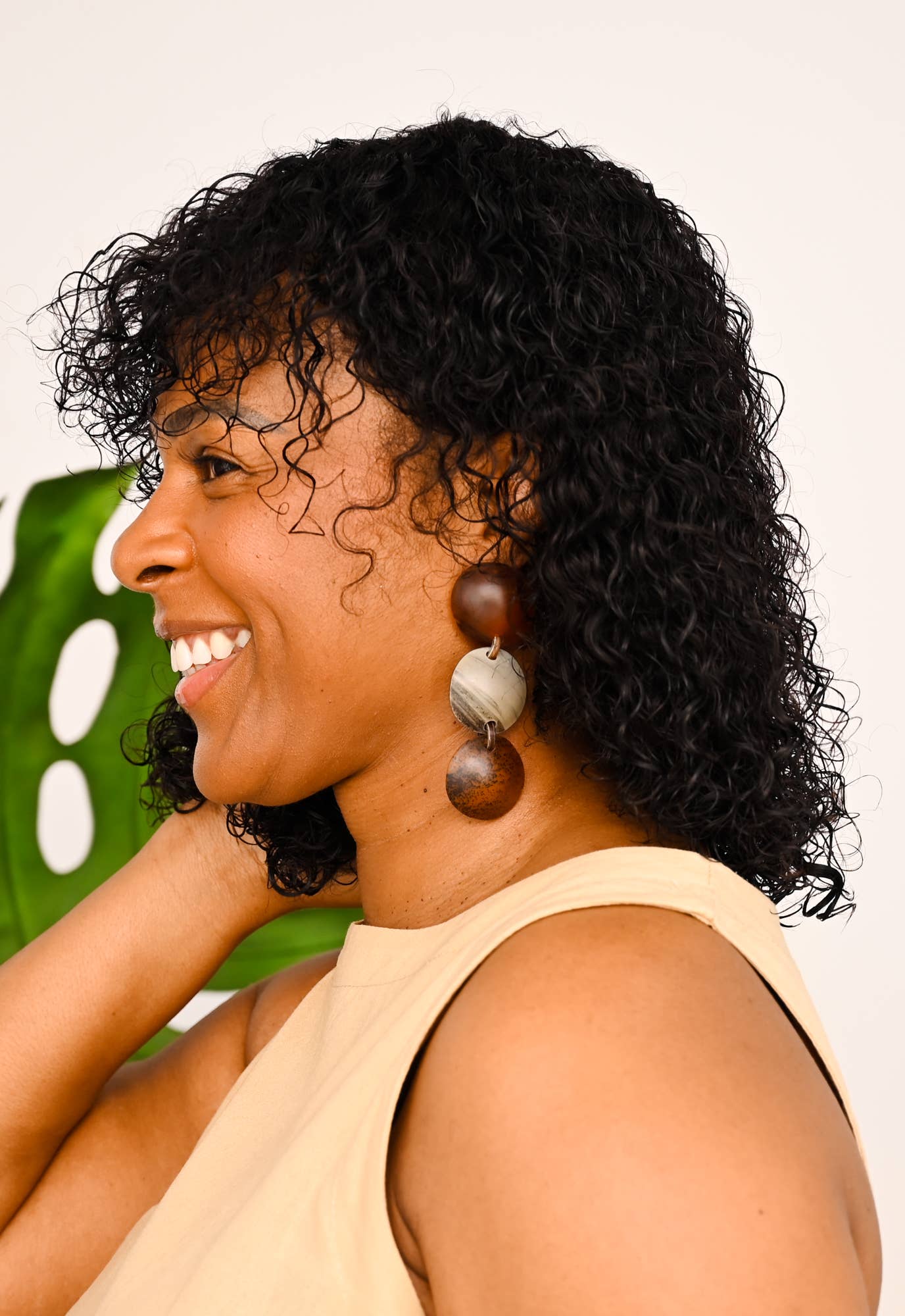 Terra Drop Statement Earrings