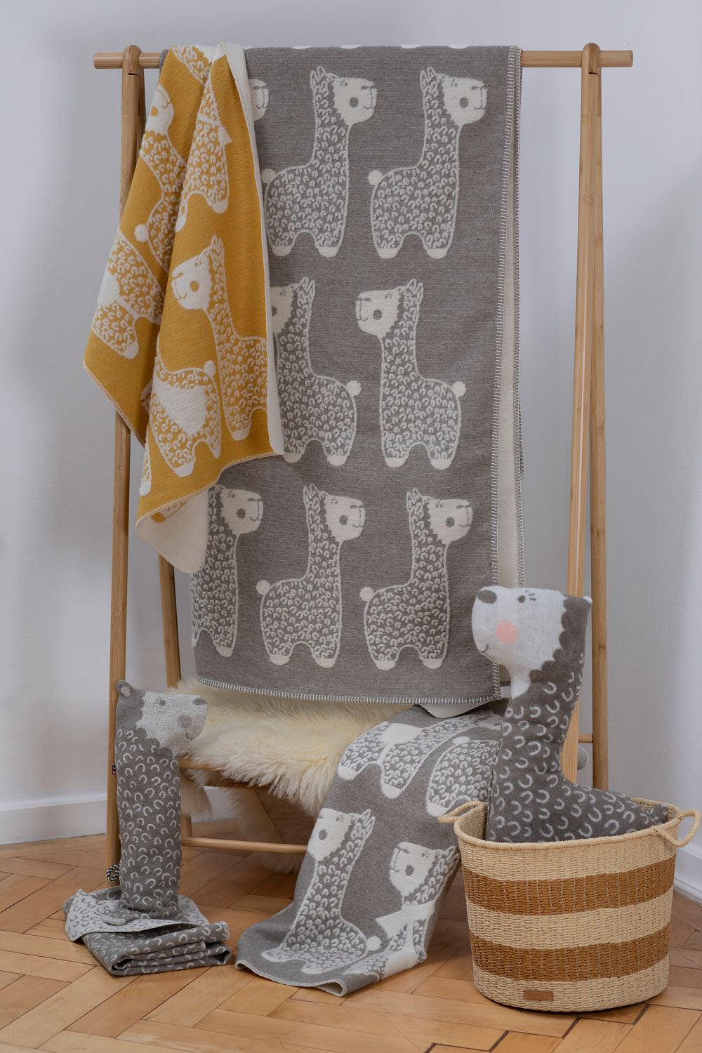 CARLA baby blanket "alpaca"