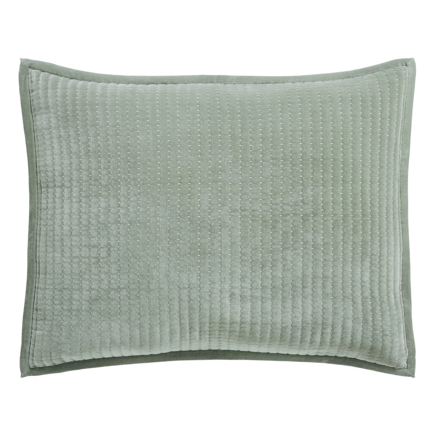 Milton Channel Stitched Velvet Coverlet Sham - Clearance