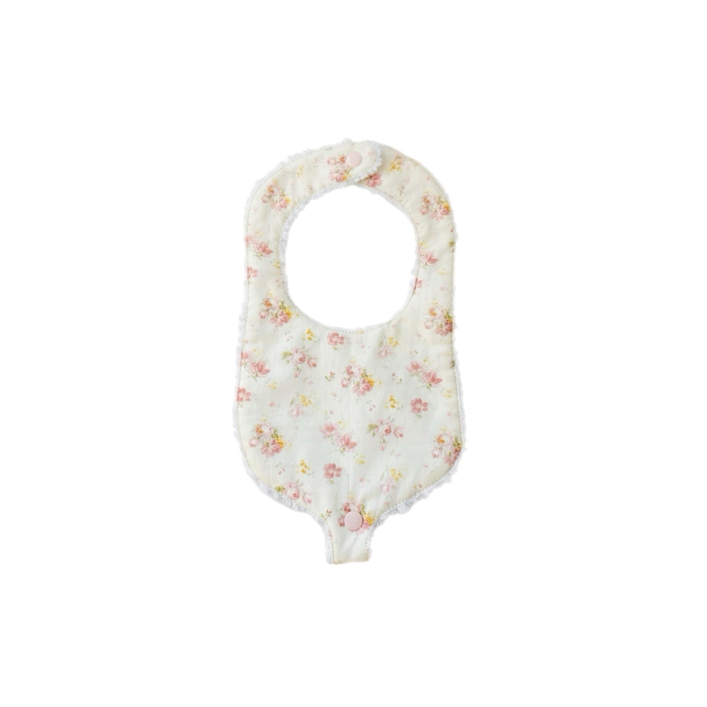 Antique Rose Pacifier Bib