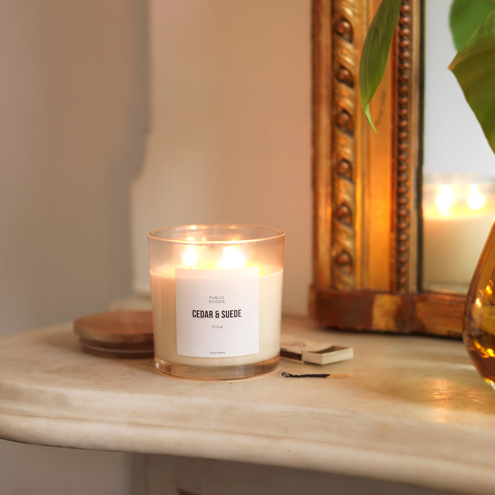 Cedar & Suede Soy Candle - Osadia Concept Store