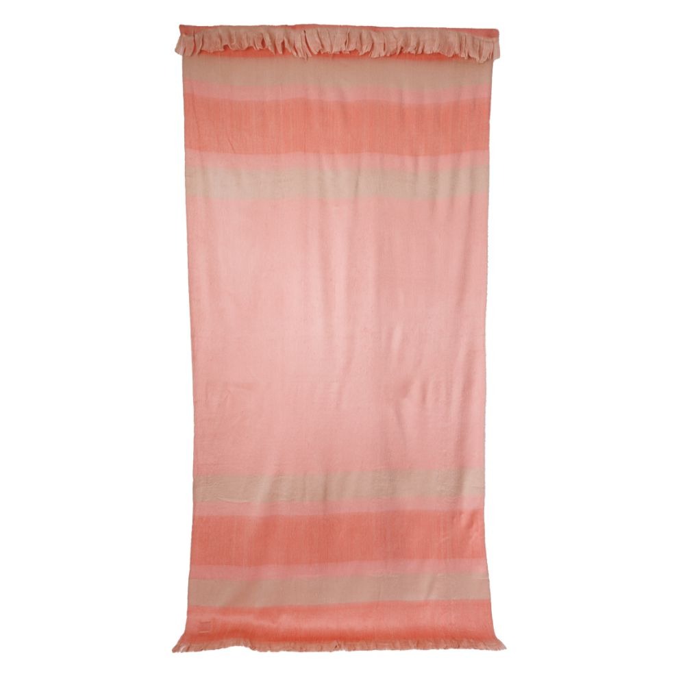 Kallpa Collection - Faded Coral with Eyelash Trim