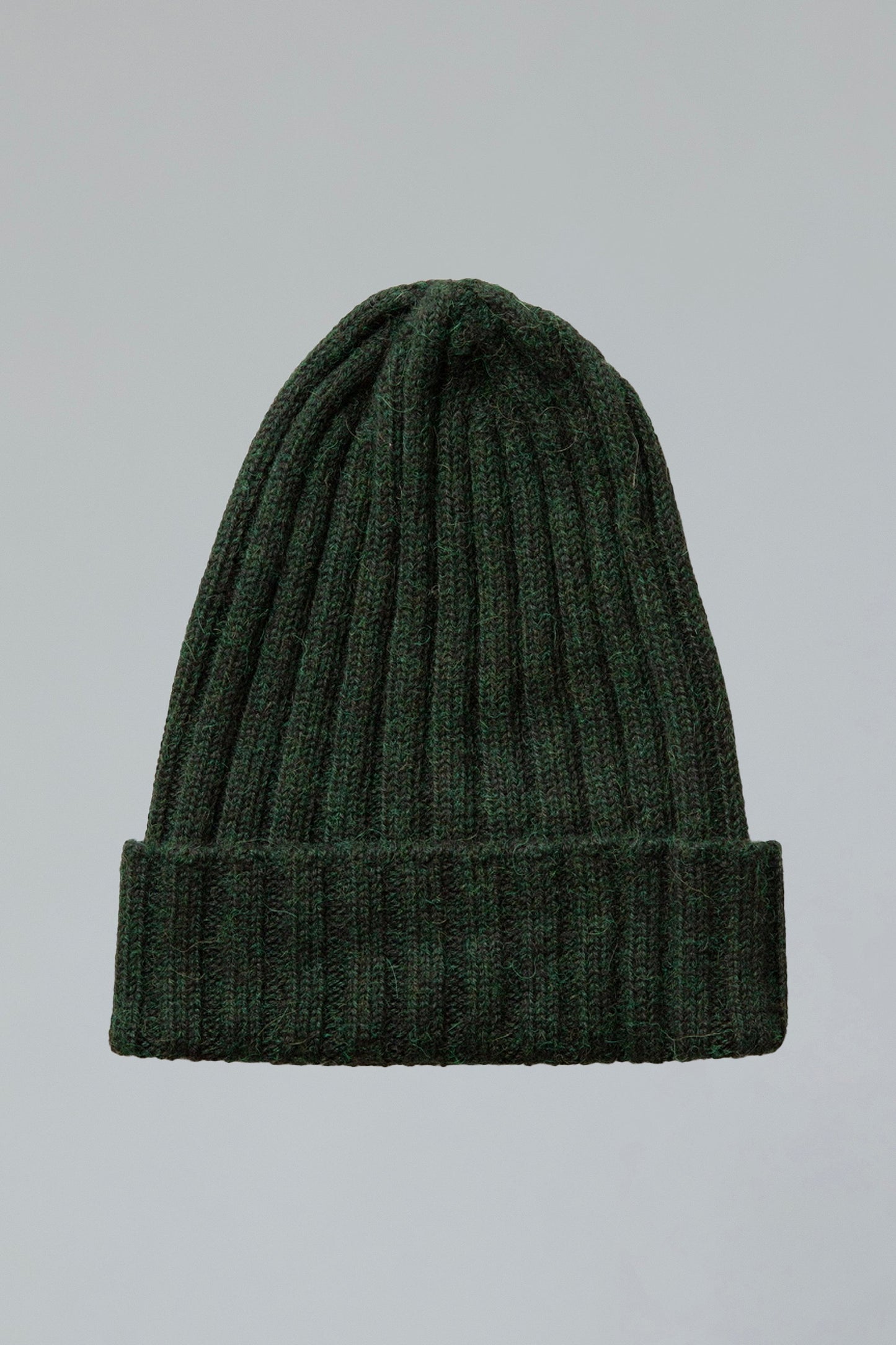 Ribbed Beanie - Green Envy