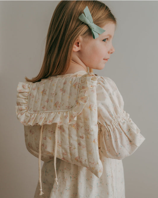 The Eloise Ruffle Backpack- Spring Petals