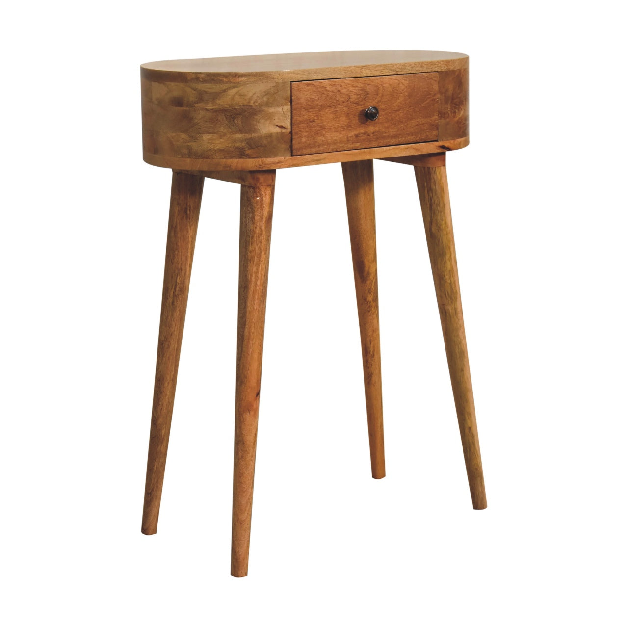 Solid Wood Mini Albion Oak-ish Console