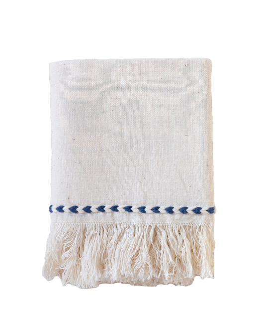 Chambray Braid Detail Napkin | Set of 2