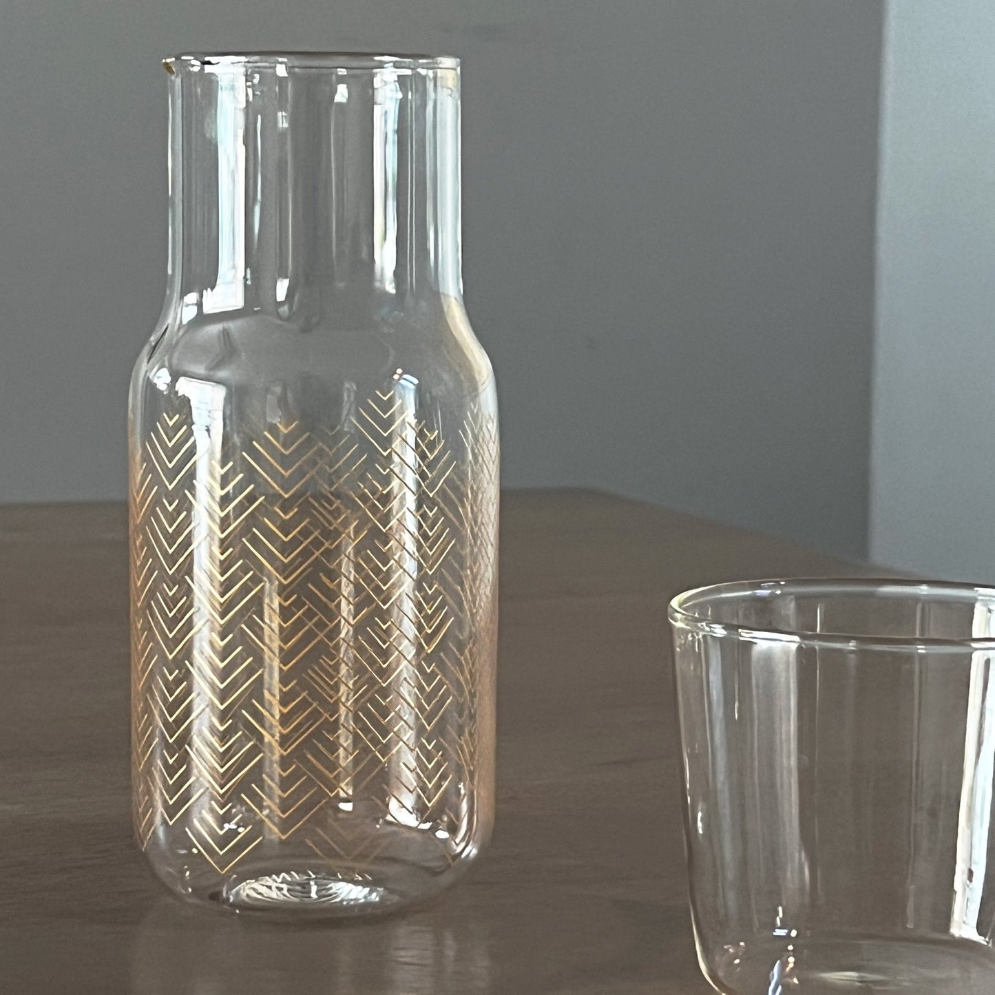 Chevron Bedside Carafe