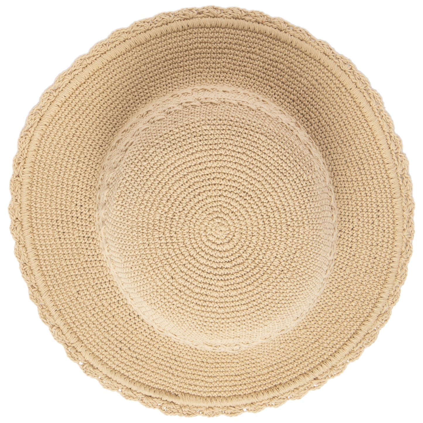 Women's Cotton Crochet Hat Medium Brim
