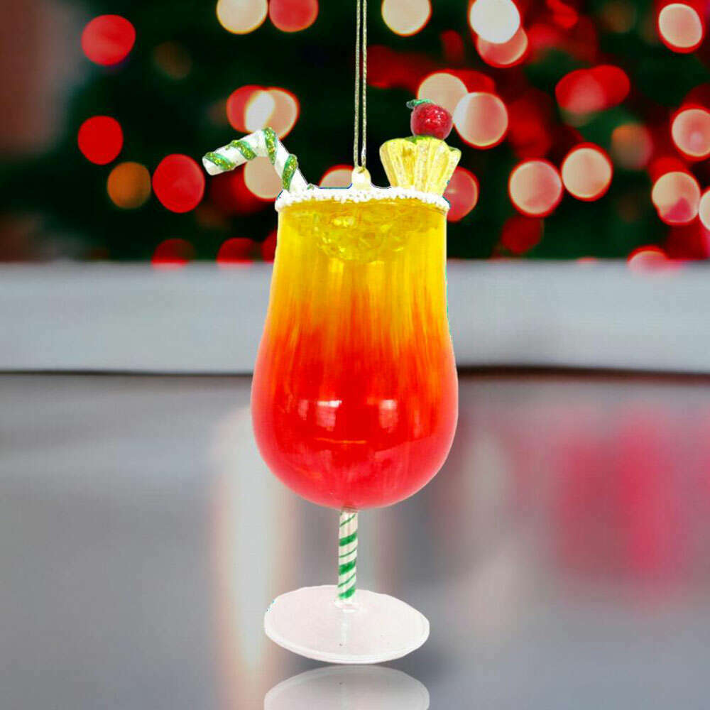 Christmas Mai Tai Ornament by December Diamonds