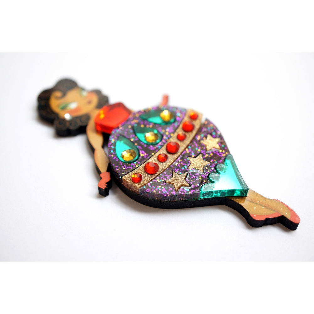 Christmas Ornament with Stars Brooch by Laliblue - Osadia Concept Store