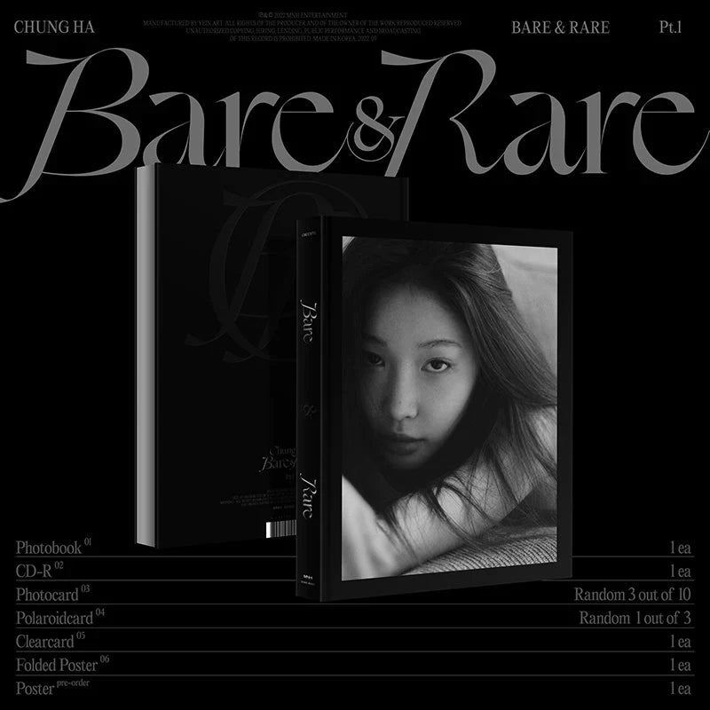 Chung Ha 2nd Studio Album - Bare&Rare Pt.1
