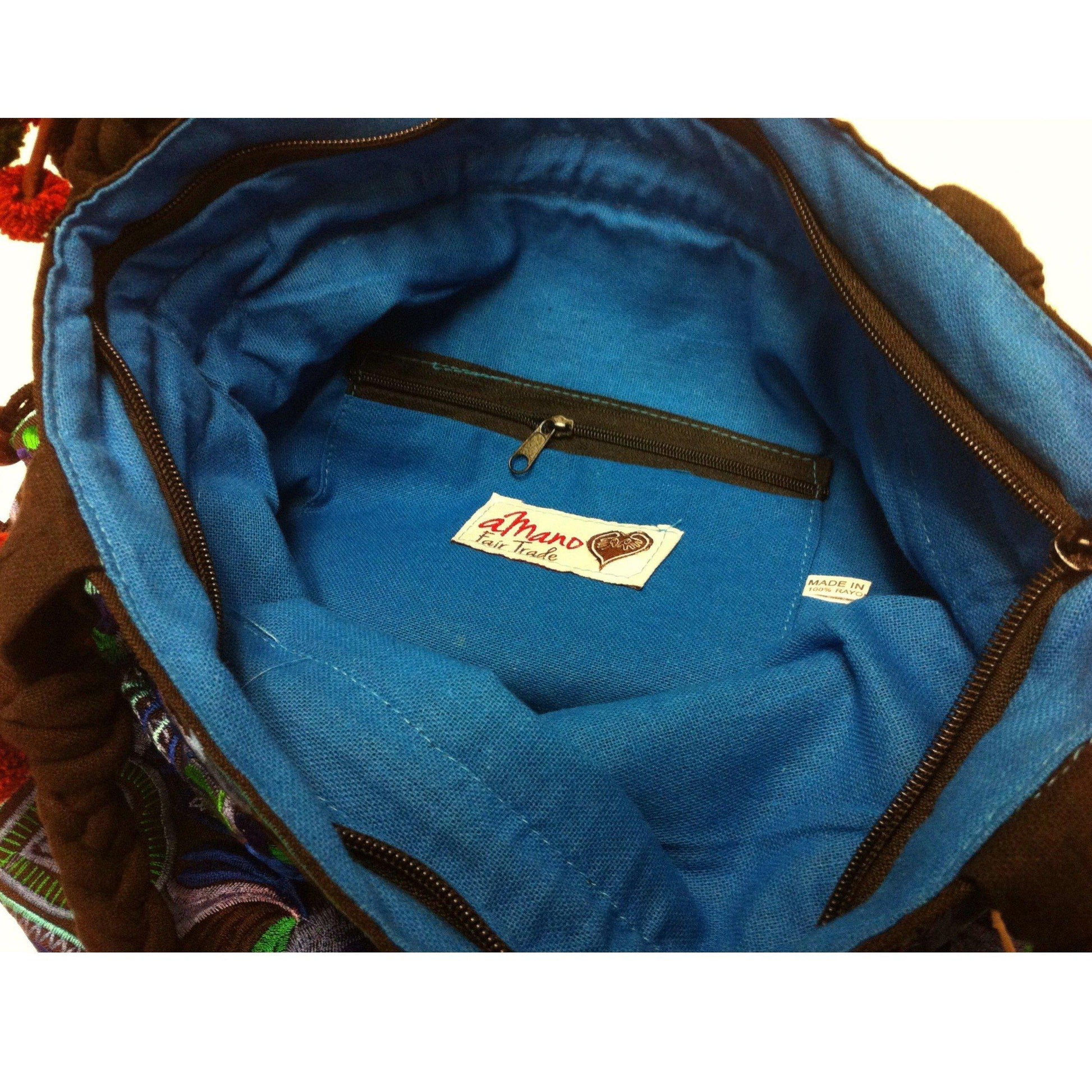 Cinch Hmong Embroidered Shoulder Purse - Thailand - Osadia Concept Store