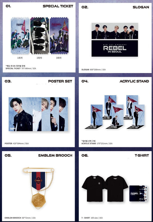 Cix - 1st Concert Rebel In Seoul Official Merch