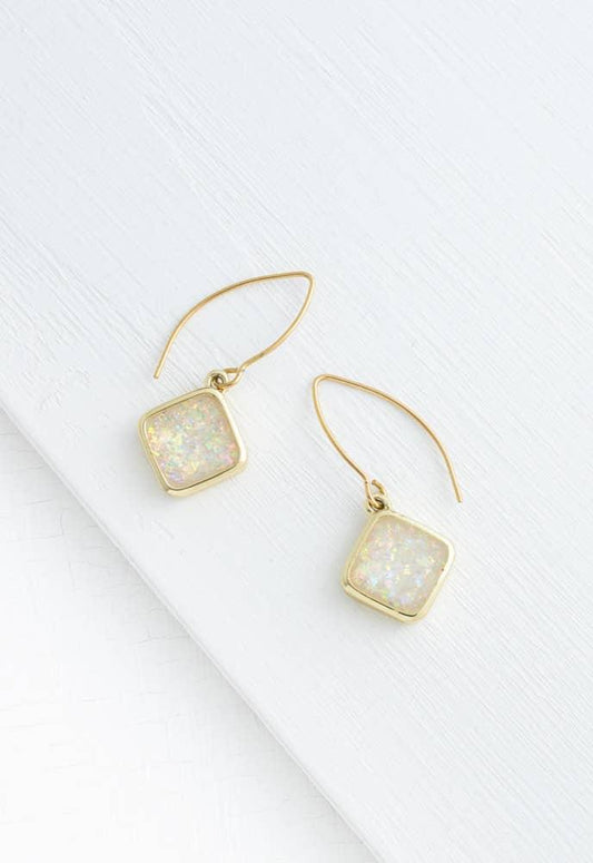 Clare Opal Earrings