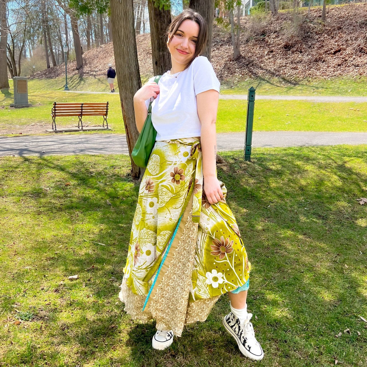 The Original Boho Reclaimed Sari Wrap Skirt