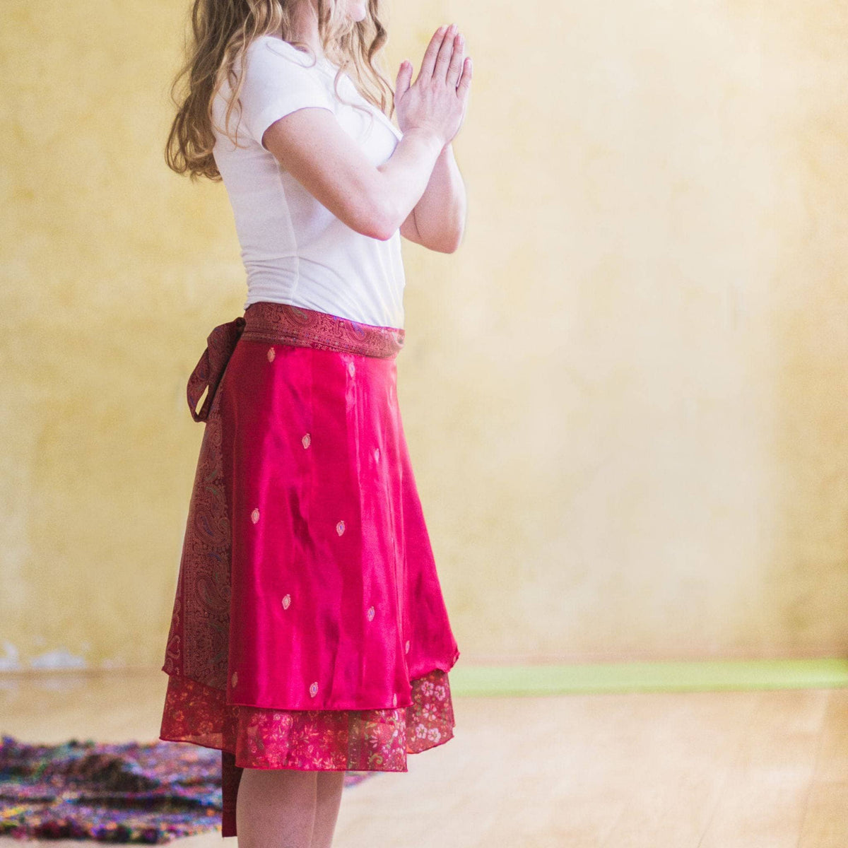 The Original Boho Reclaimed Sari Wrap Skirt