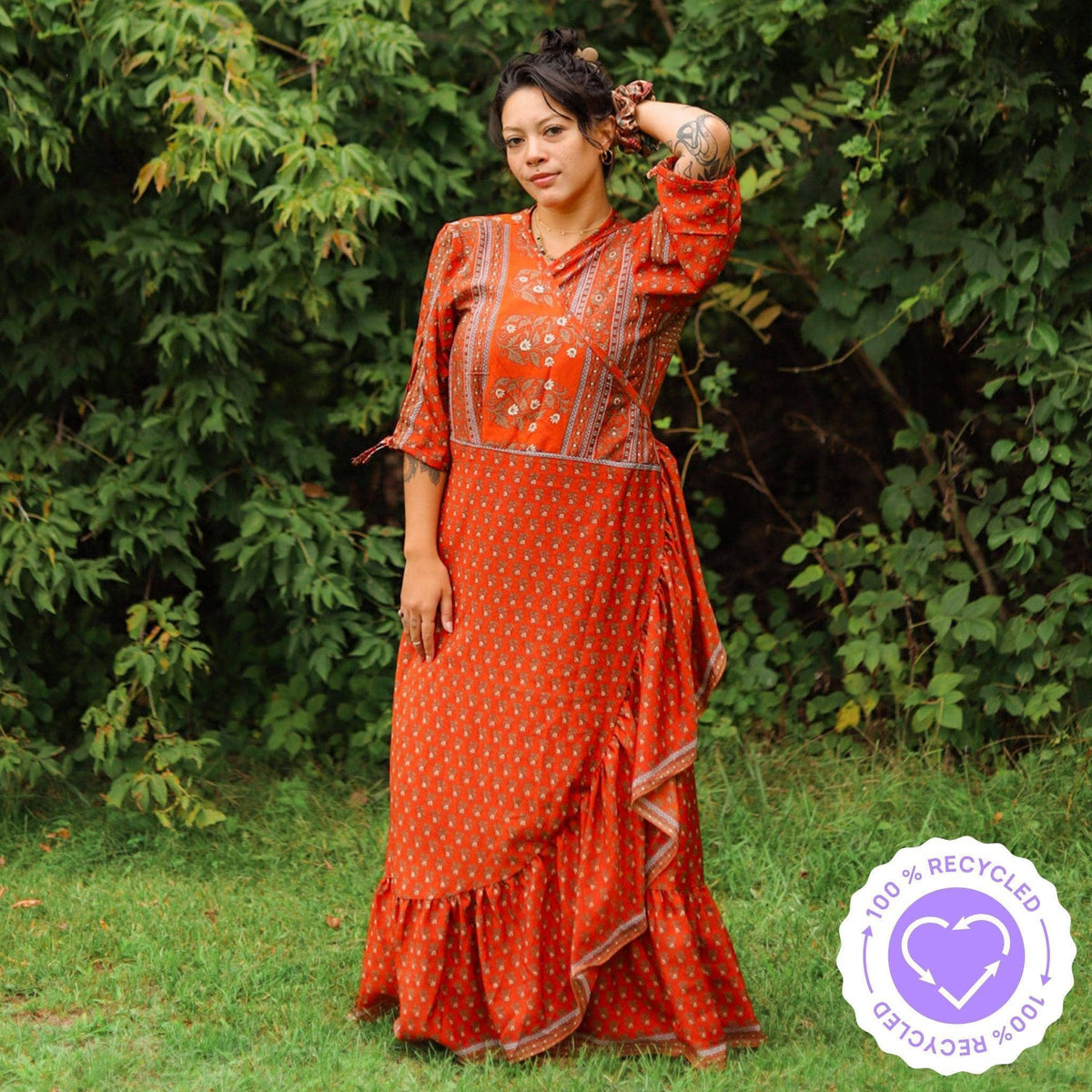 Warehouse Closeout: The Zaria - Sari Wrap Dress