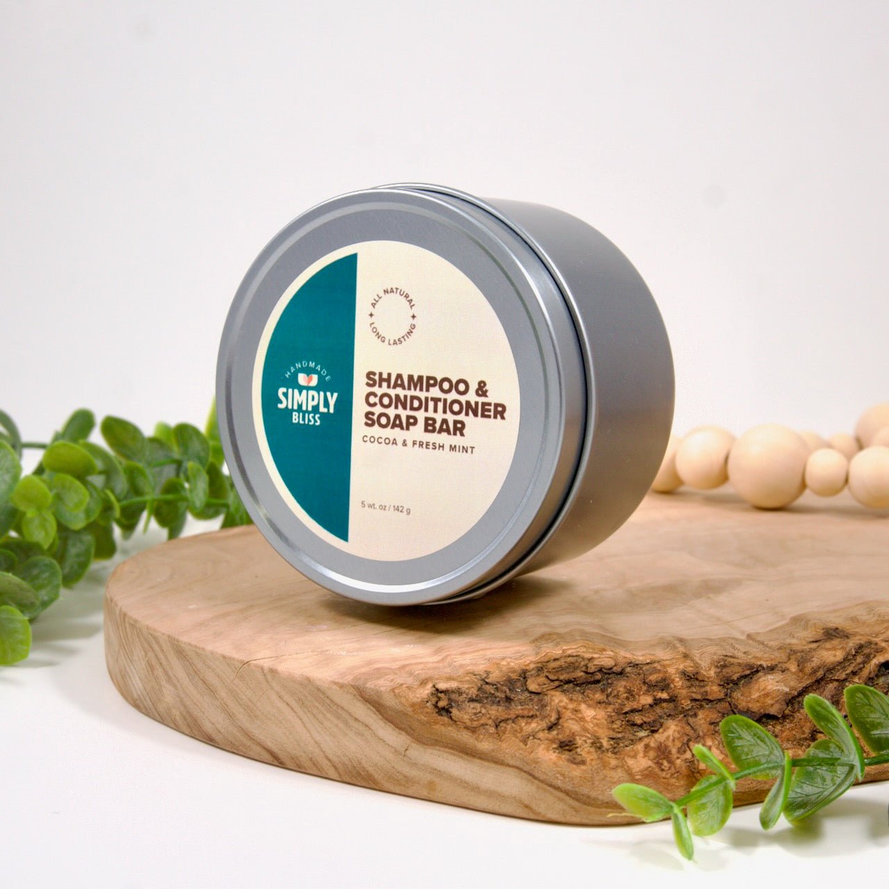 Cocoa & Fresh Mint Shampoo/Conditioner Bar