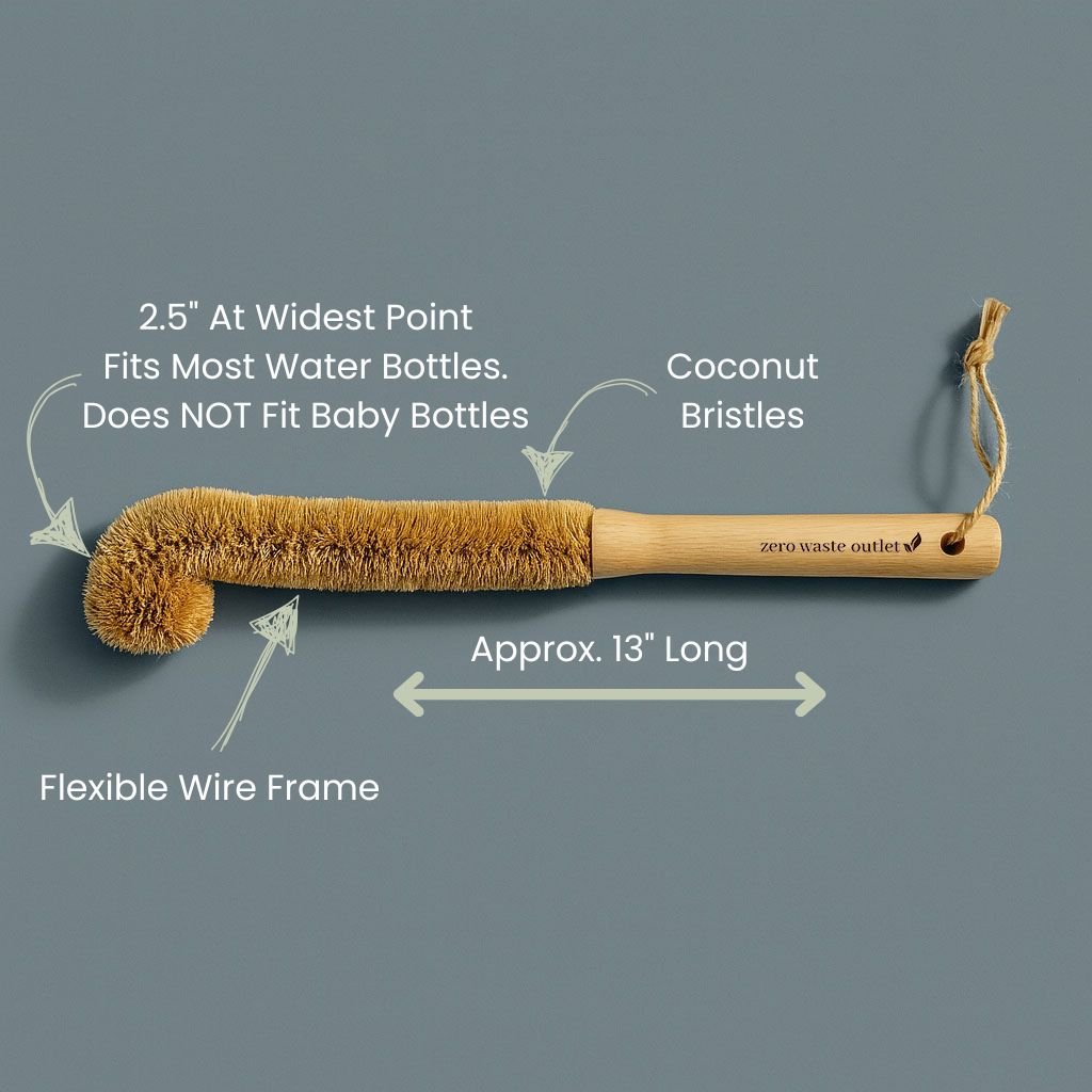 Coconut Bottle Brush - Osadia Concept Store