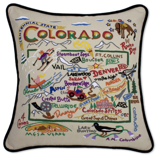 Colorado Hand-Embroidered Pillow - Osadia Concept Store