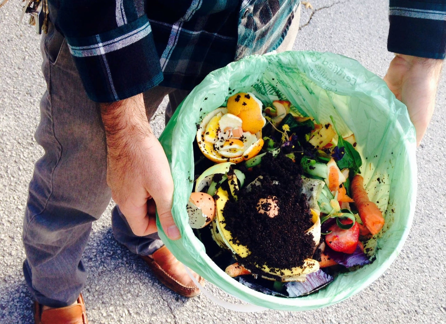 BioBag Compostable Liners, 8 Gallon (QTY 500), SKU 08G2025