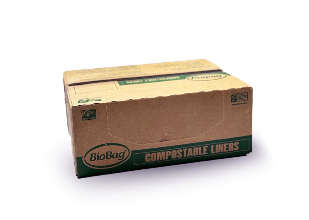 BioBag 2 Gallon Compostable Bags 15.35x16.6in (QTY 600), SKU 02G1517