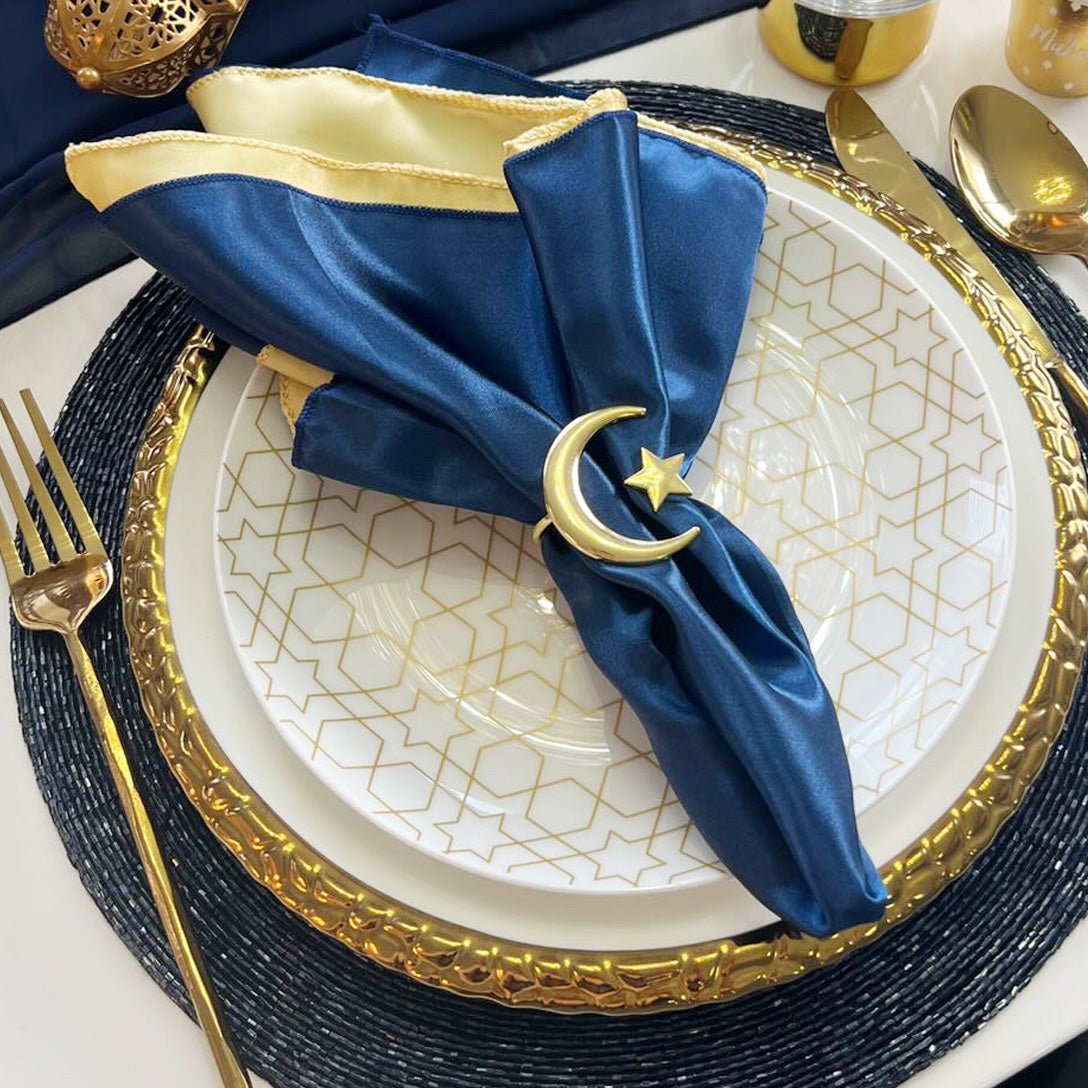 Crescent Moon and Star Napkin Rings