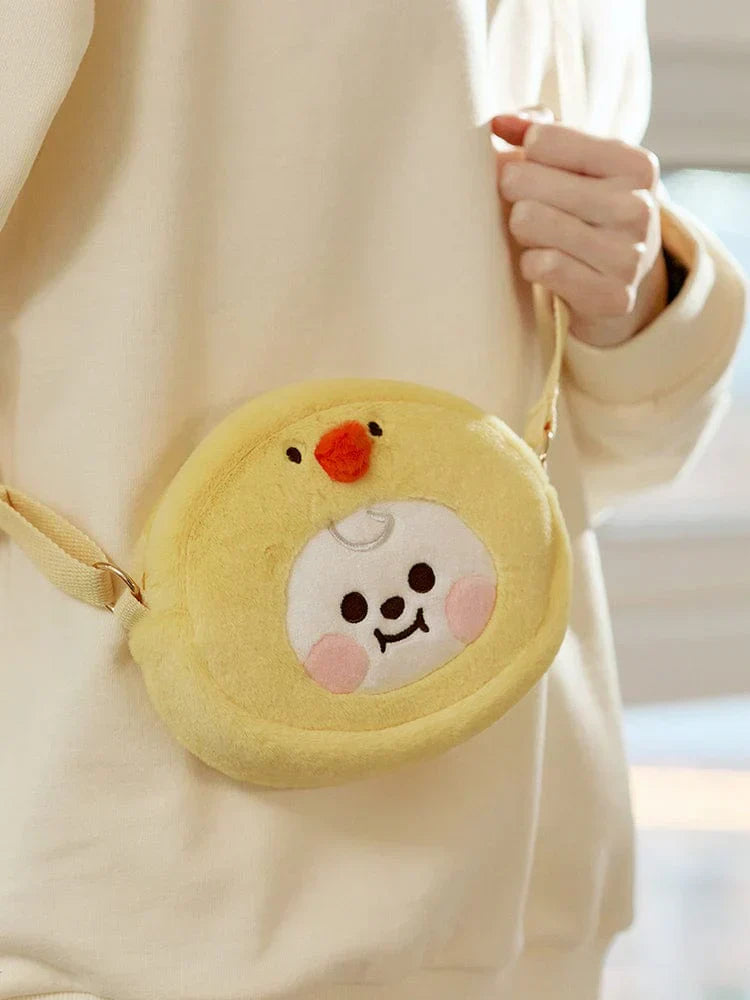 BT21 - Baby Fluffy Face Doll Cross Bag - Osadia Concept Store