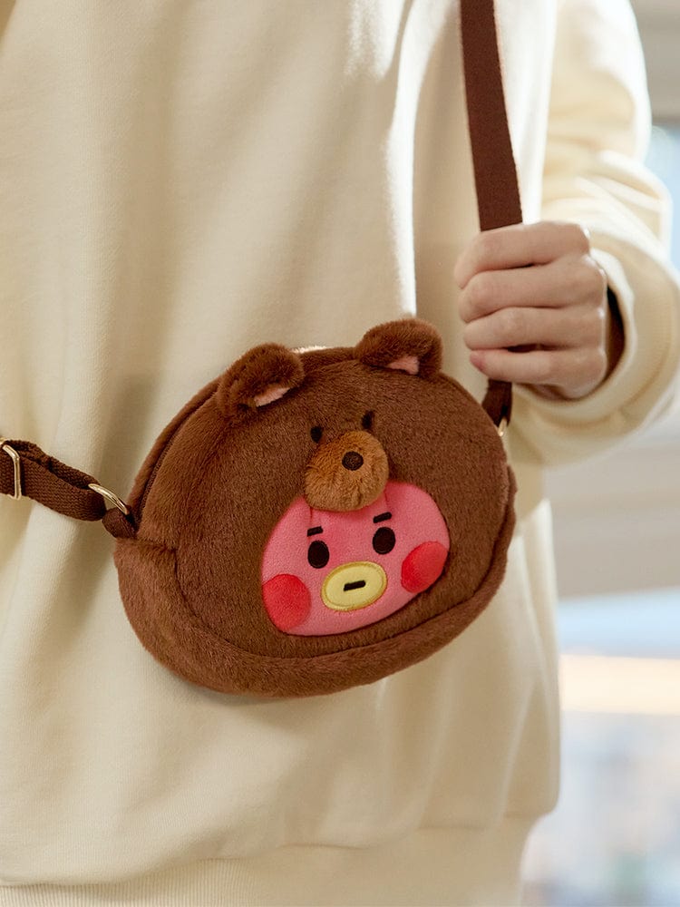 BT21 - Baby Fluffy Face Doll Cross Bag - Osadia Concept Store