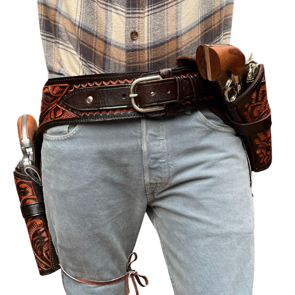 Cross Draw XL Leather Holster - Brown