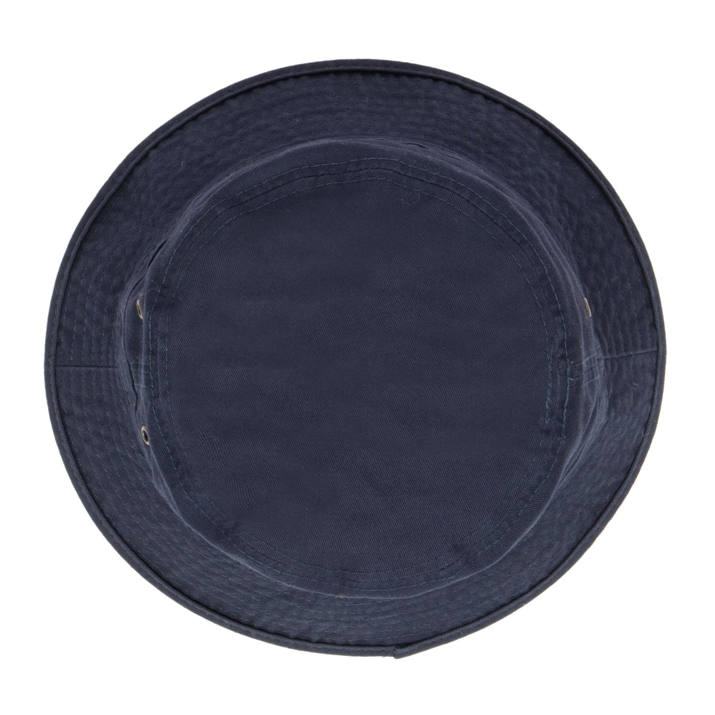 Men's washed cotton bucket with side grommets