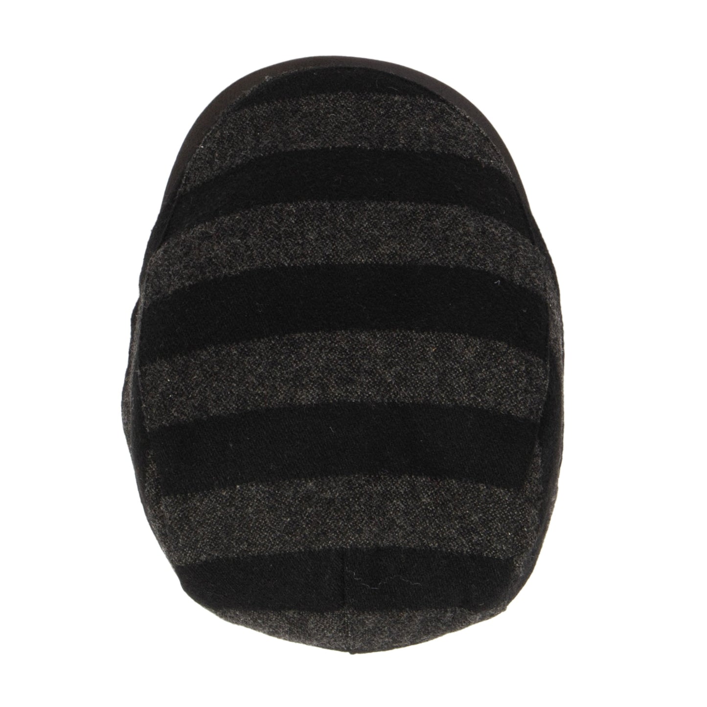 Men's Cut & Sew Striped Wool Driver w/Leather Brim