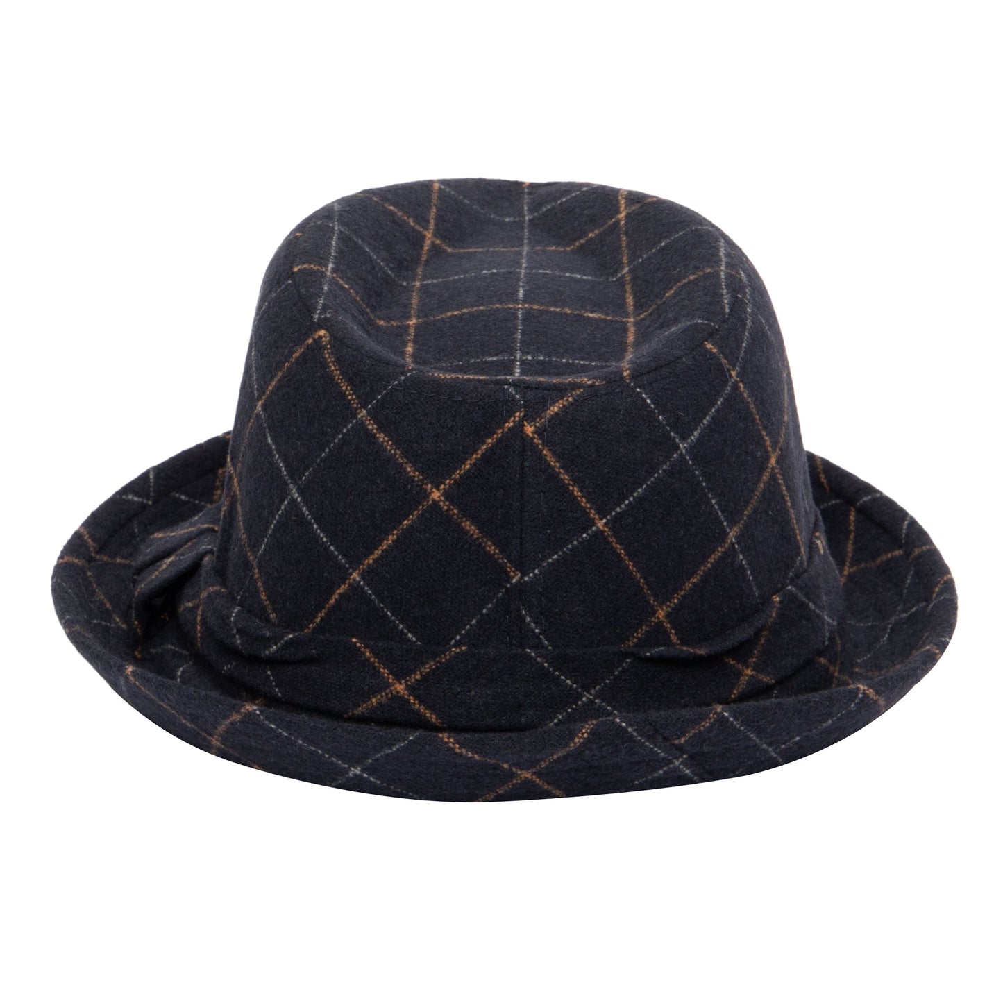 Men's Cut & Sew Pokpie with Double Fold Self Band&Knot