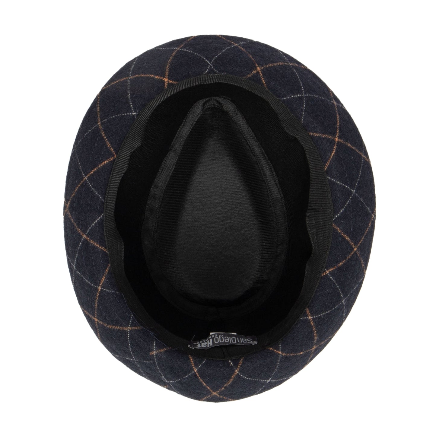 Men's Cut & Sew Pokpie with Double Fold Self Band&Knot